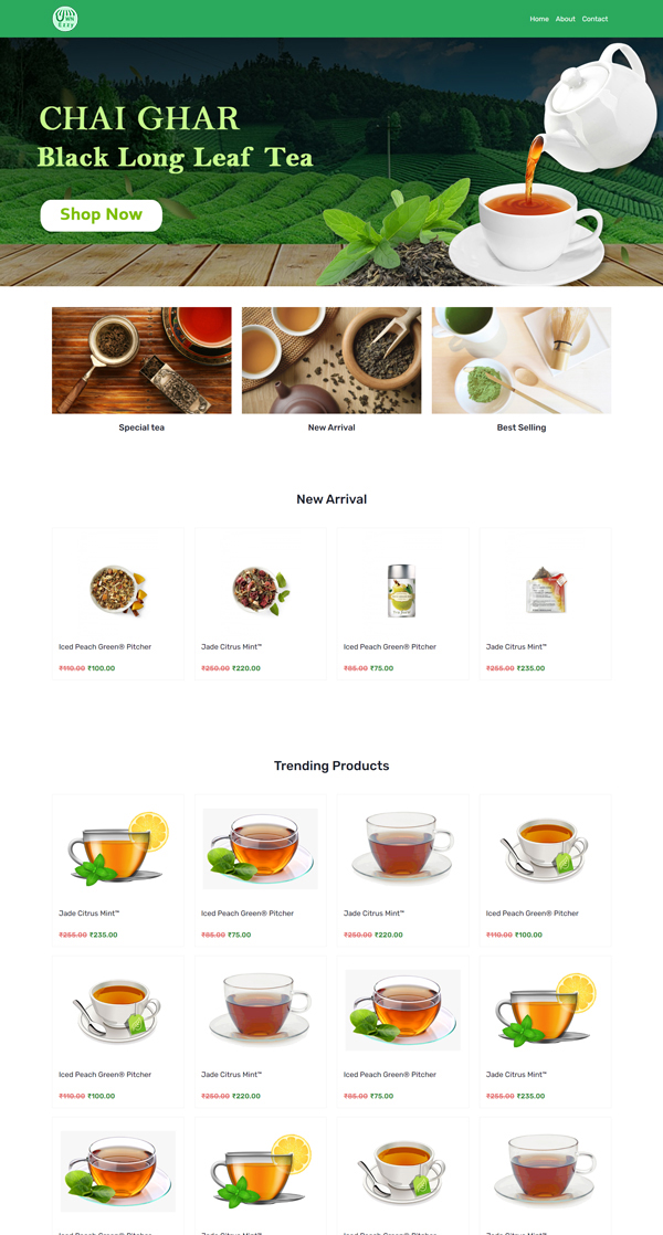 tea stall website